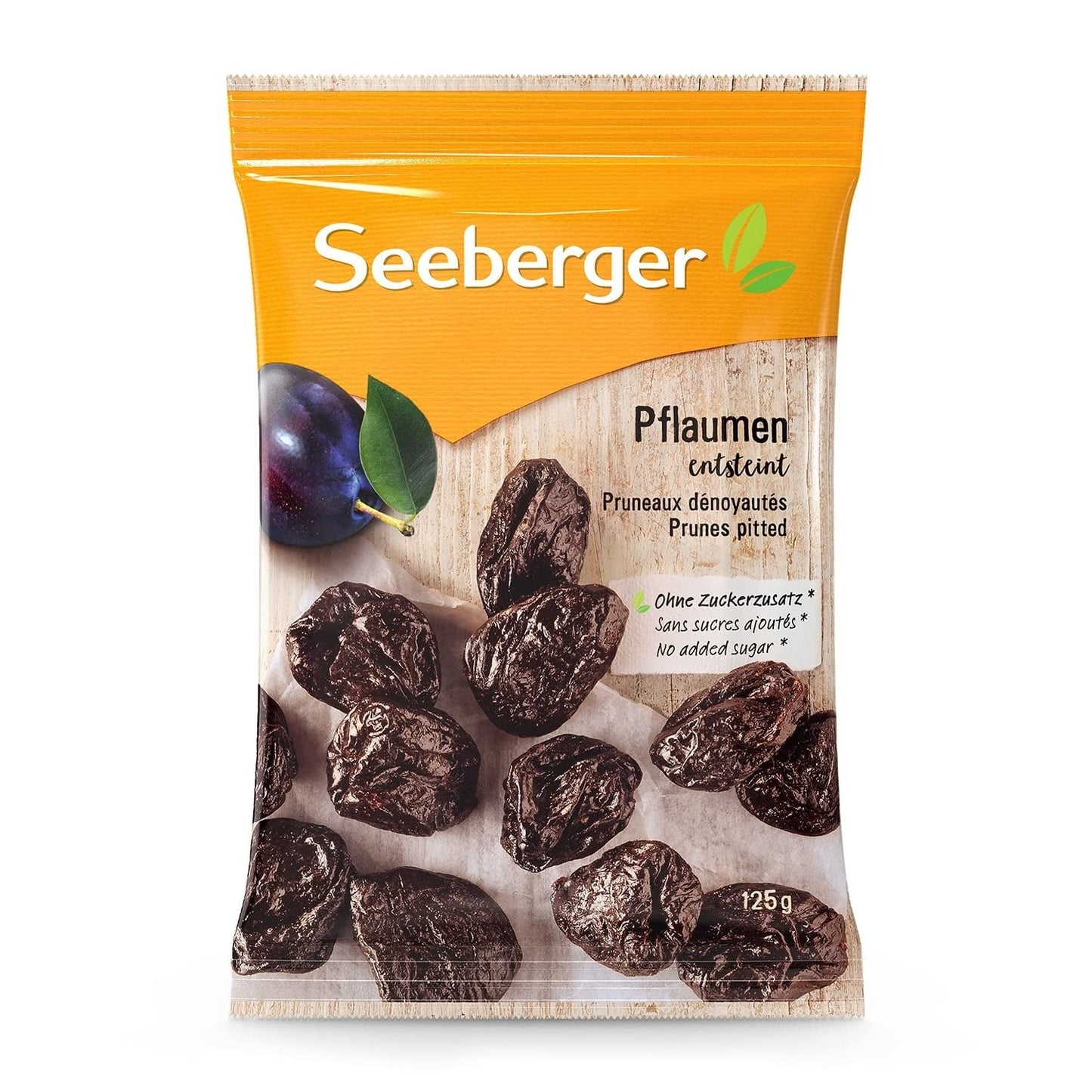 Seeberger plommon, urkärnade, 125 g Torkade produkter Naty Shop Standardtitel