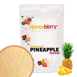 Frystorkat ananaspulver 100g - Frystorkat fruktpulver - Frystorkat ananaspulver för smoothies, yoghurt och bakning - 100% naturligt ananaspulver utan tillsatser Dehydrerade produkter Naty Shop 100G
