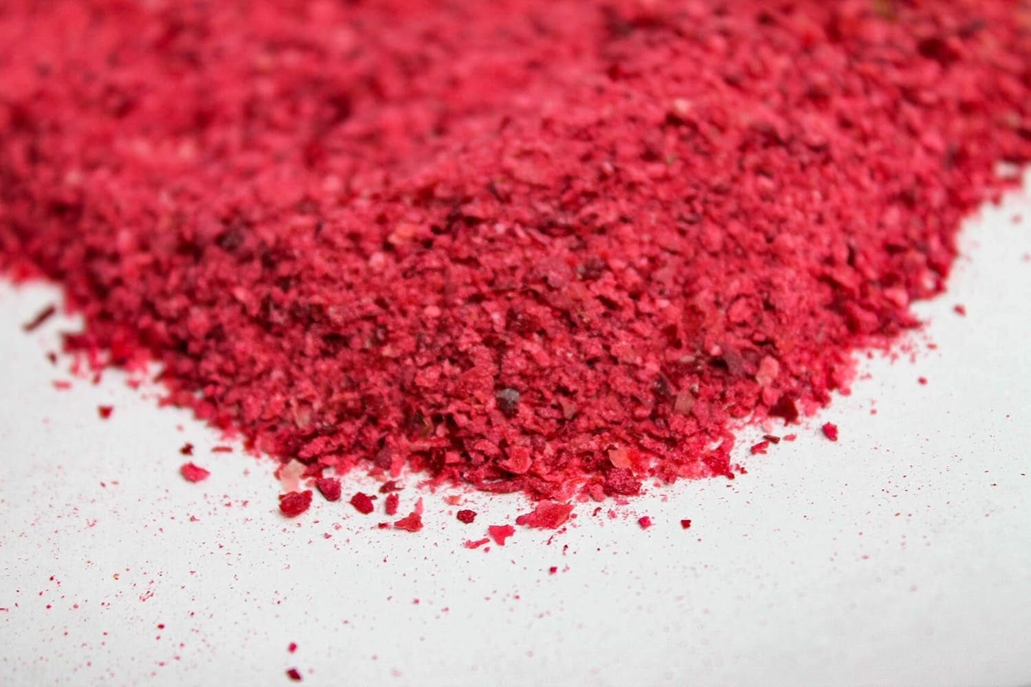 Frystorkat tranbärspulver 250g - Frystorkat fruktpulver - Frystorkat tranbärspulver för bakning, smoothies och müsli - 100% naturligt tranbärspulver utan tillsatser Torkade produkter Naty Shop