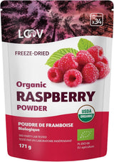 Ekologiskt hallonpulver 100 % hela hallon Frystorkade hallonpulver 171g från Europa 24 dagars förråd Inget socker tillsatt Naty Shop Dehydrerade produkter Standardtitel