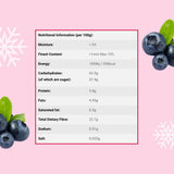 Frystorkat vilda blåbärspulver 100g - Frystorkat fruktpulver - Frystorkat blåbärspulver för bakning, smoothie och müsli - Naturligt blåbärspulver utan tillsatser Uttorkade produkter Min butik