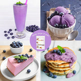 Frystorkat vilda blåbärspulver 100g - Frystorkat fruktpulver - Frystorkat blåbärspulver för bakning, smoothie och müsli - Naturligt blåbärspulver utan tillsatser Uttorkade produkter Min butik