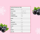 Frystorkat svartvinbärspulver 100g - Frystorkat fruktpulver - Svartvinbärspulver för smoothies och bakning - Naturligt svartvinbärspulver utan tillsatser Torkade produkter Naty Shop