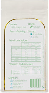 Frystorkat drakfruktpulver | 250g 100% naturligt och veganskt | icke-GMO | utan socker och utan tillsatser ~*~ Naty Shop torkade produkter