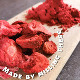 Frystorkad fruktpulver Jordgubbspulver | Frystorkat jordgubbspulver Jordgubbspulver | Jordgubbspulver Smoothie Jordgubbspudding Torkad frukt (100g) Torkade produkter Naty Shop