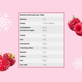 Frystorkat hallonpulver 100g - Frystorkat fruktpulver - Frystorkat hallonpulver för bakning, smoothies och müsli - 100% naturligt hallonpulver utan tillsatser Torkade produkter Naty Shop