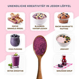 Ekologiskt vilda blåbärspulver, frystorkade hela blåbär, 100 % rå matkvalitet, rik på antioxidanter och vitamin C, utan tillsatt socker, skördad i norra Europa Torkade produkter Naty Shop