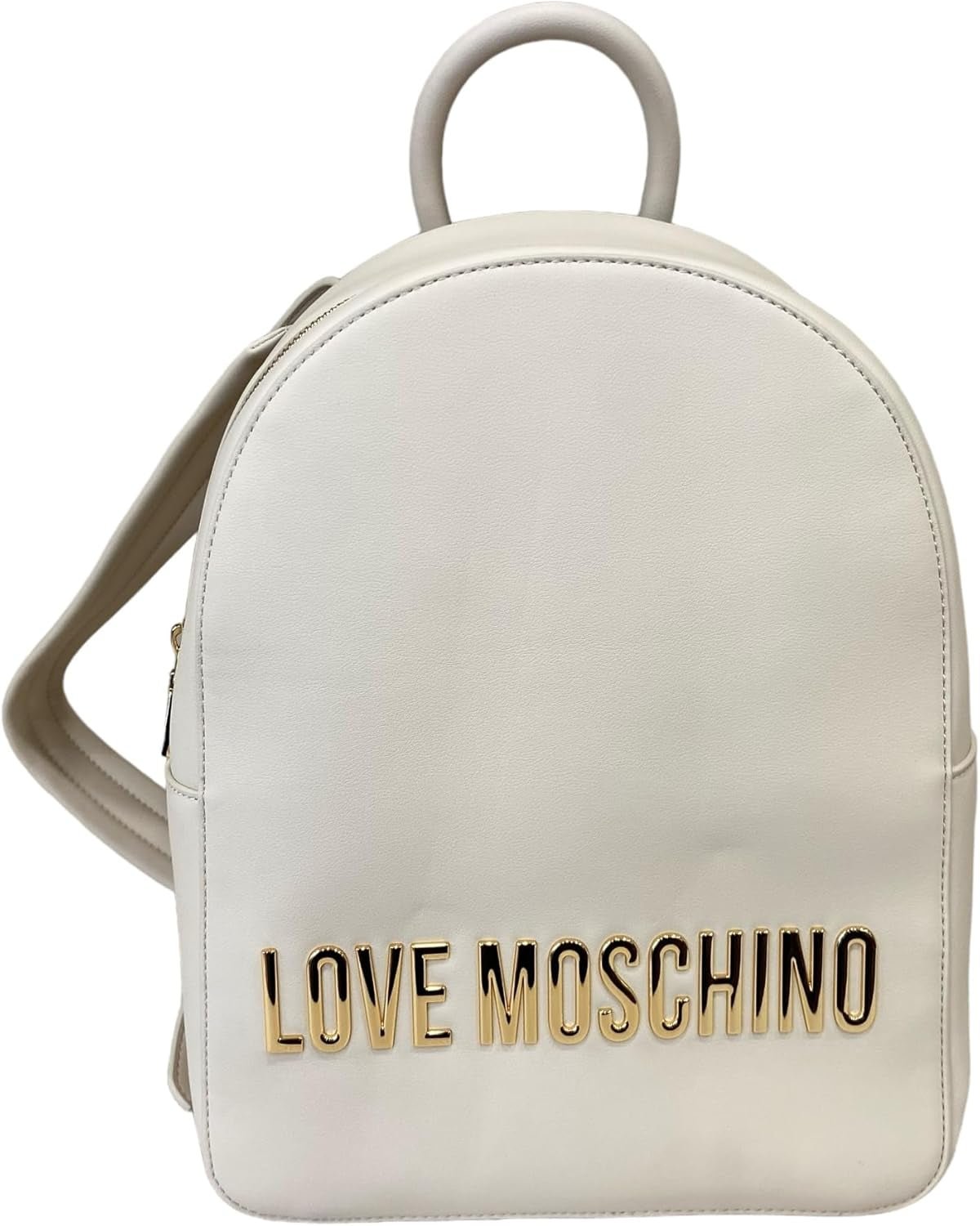 Axelväska för kvinnor av Love Moschino, modell JC4193PP1IKD0, tillverkad av syntetiskt läder Damväskor Naty Shop White