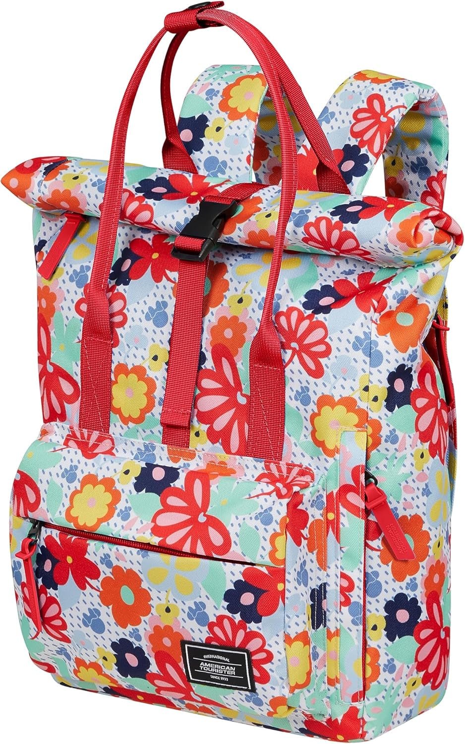 Ryggsäck för barn American Tourister Urban Groove Disney, 36 cm, 17 L, flerfärgad (Minnie Flower) Premium ryggsäckar och väskor Naty Shop