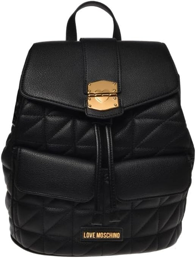 Love Moschino Damryggsäck, Svarta Damväskor Naty Shop Standardtitel