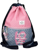 Pepe Jeans Noni Denim ryggsäck Premium ryggsäckar och väskor Naty Shop Ryggsäck Mit Kordelzug