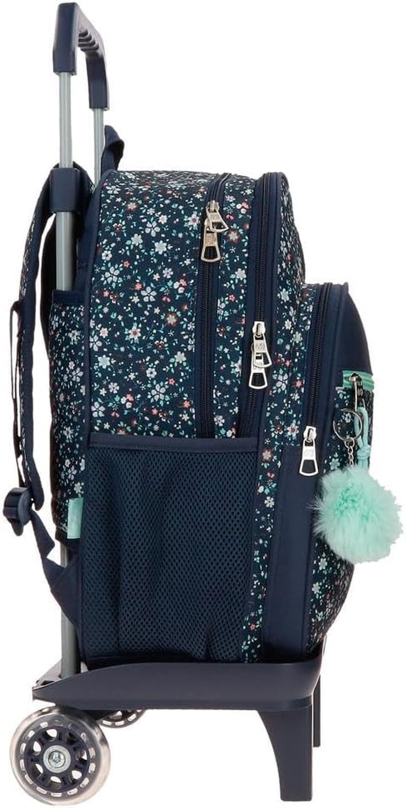 Pepe Jeans Alenka skolryggsäck med vagn, blå, 30 x 40 x 12 cm, polyester, 14,4 l, blå, skolryggsäck med vagn Premium ryggsäckar och väskor Naty Shop