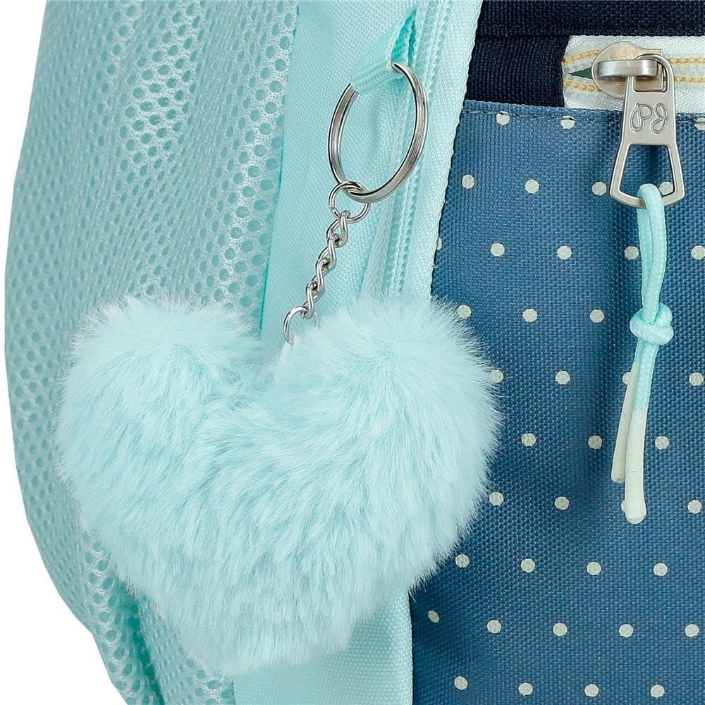 Pepe Jeans Dalma Skolryggsäck Barnryggsäck av polyester, breda och justerbara justerbara axelband, ficka fram. Från Joumma Bags Naty Shop förstklassiga ryggsäckar och väskor