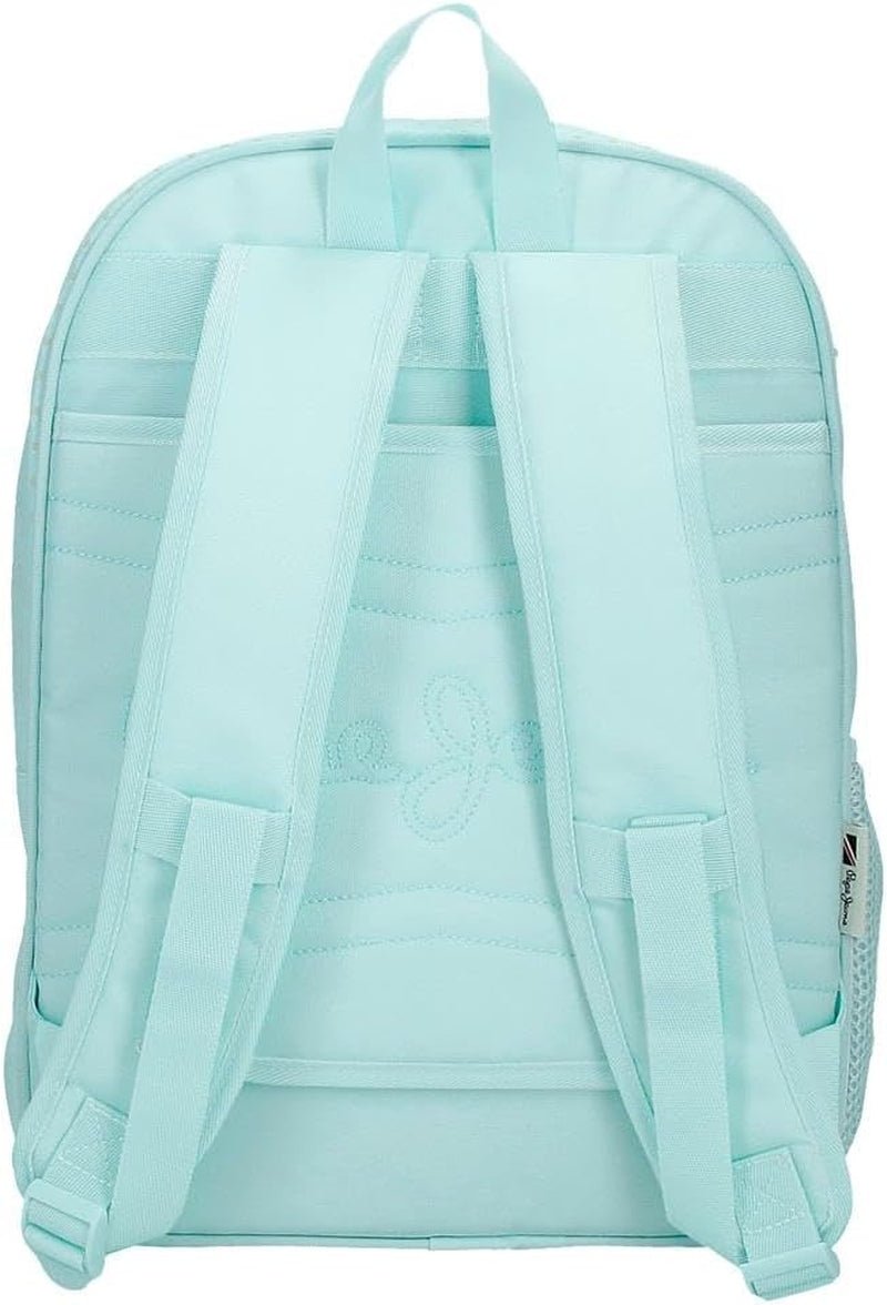 Pepe Jeans Dalma Skolryggsäck Barnryggsäck av polyester, breda och justerbara justerbara axelband, ficka fram. Från Joumma Bags Naty Shop förstklassiga ryggsäckar och väskor