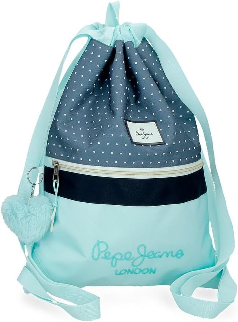 Pepe Jeans Dalma Skolryggsäck Barnryggsäck av polyester, breda och justerbara justerbara axelband, ficka fram. Från Joumma Bags Premium ryggsäckar och väskor Naty Shop Beutel Mit Kordelzug