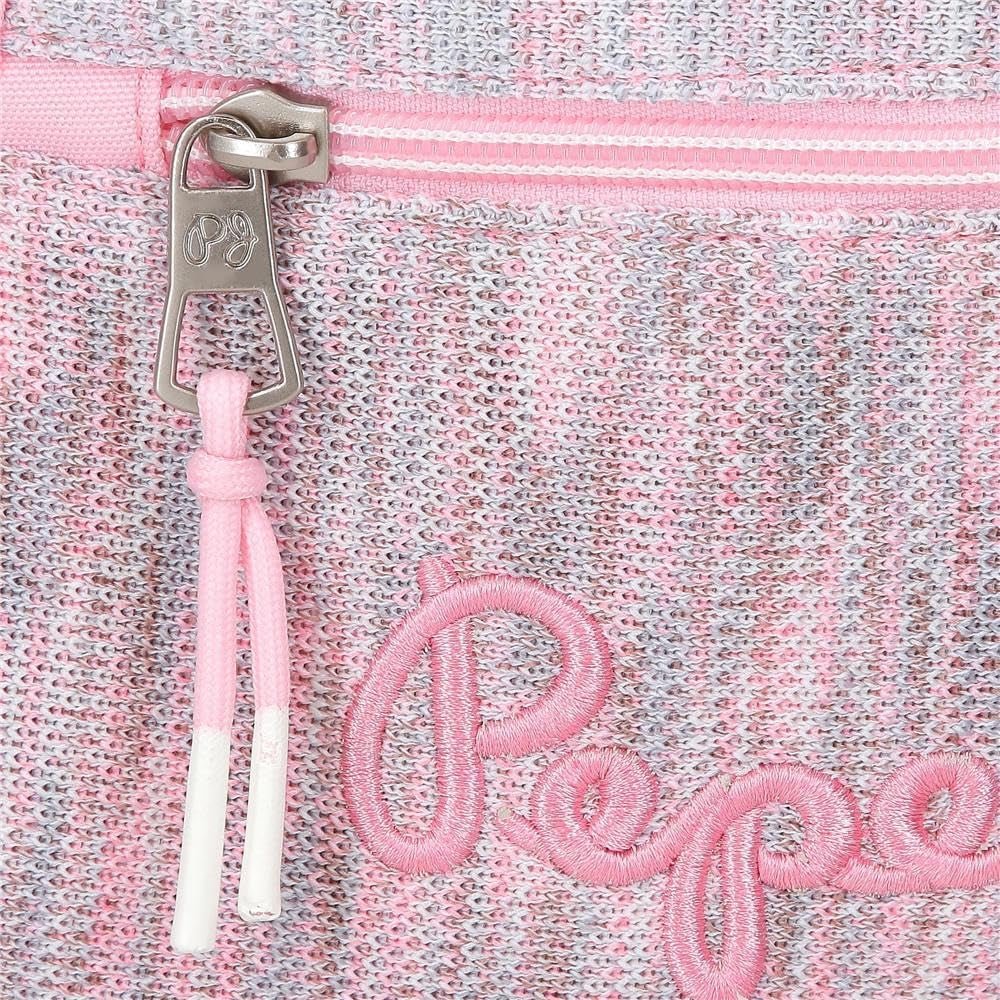 Pepe Jeans Miri skolryggsäck, rosa, 31 x 44 x 17,5 cm, polyester, 22,79 l, rosa, skolryggsäck Premium ryggsäckar och väskor Naty Shop