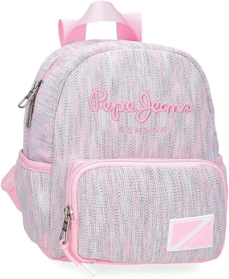 Pepe Jeans Miri skolryggsäck, rosa, 31 x 44 x 17,5 cm, polyester, 22,79 l, rosa, skolryggsäck Premium-ryggsäckar och väskor Naty Shop Freizeit-Ryggsäck