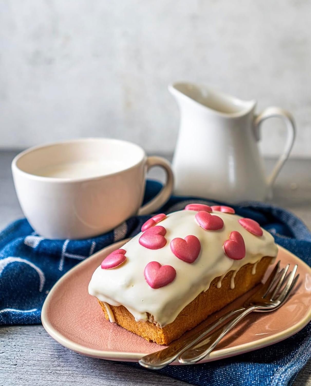 RUF Cake Glaze Bourbon Vanilj, 100g i en påse, mikrovågssäker, för glasering och dekoration av kex, muffins och kakor, glutenfri Sugarpasta Naty Shop