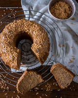 RUF Cake Glaze Hasselnöt, 100g i påse, mikrovågssäker, för glasyrskakor med nötter, praliner och vaniljsås, glutenfri (förpackning om 4) Naty Shop Sugar Paste