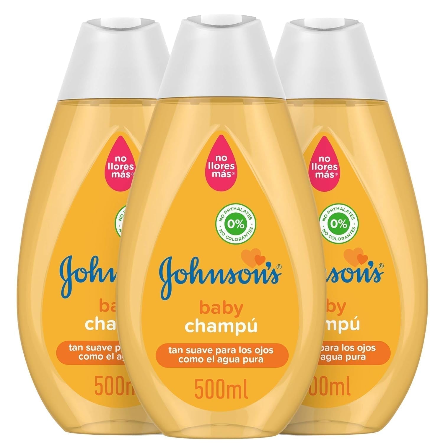 Schampo - 3 x 500 ml Barn - Bad och hudvård Naty Shop 500 ml (paket med 3) Blommig, fruktig