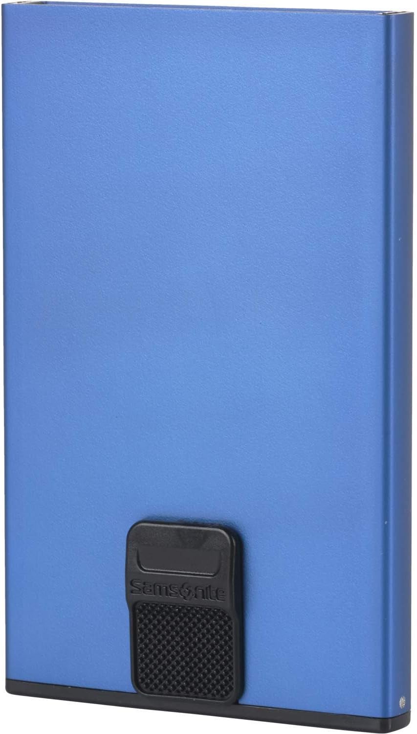 Samsonite Alu Fit SLG - Kortväska, 10,2 cm, blå (True Blue) Herrplånbok Naty Shop True Blue