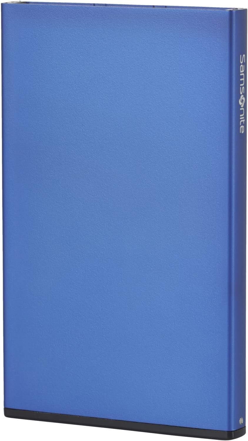 Samsonite Alu Fit SLG - Kortväska, 10,2 cm, blå (True Blue) Herrplånbok Naty Shop