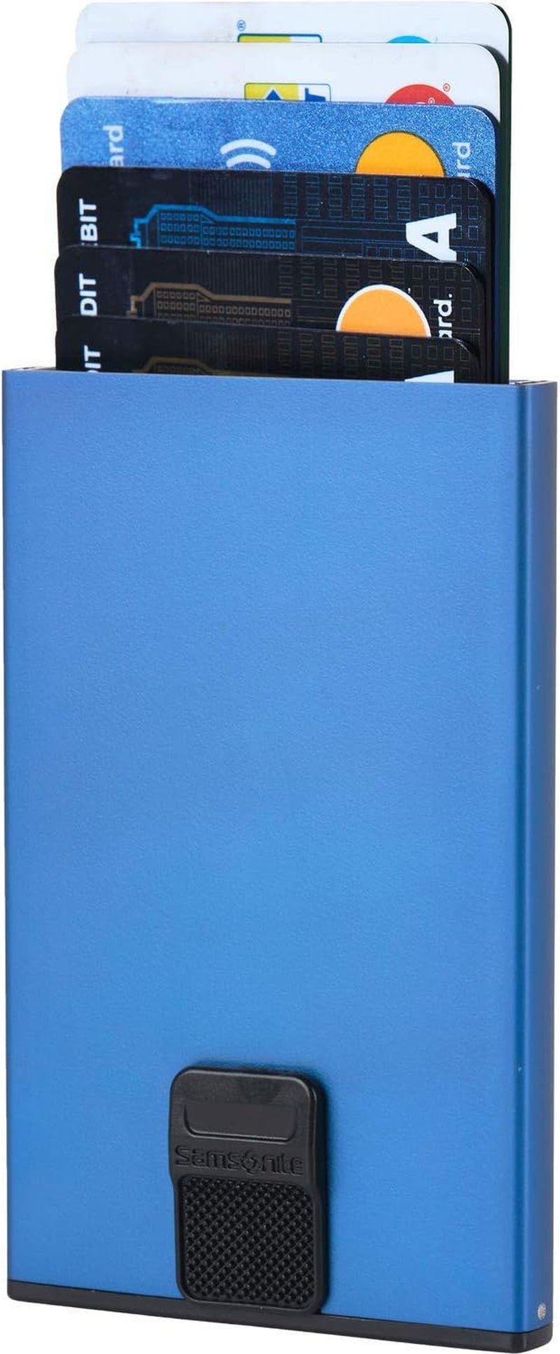 Samsonite Alu Fit SLG - Kortväska, 10,2 cm, blå (True Blue) Herrplånbok Naty Shop