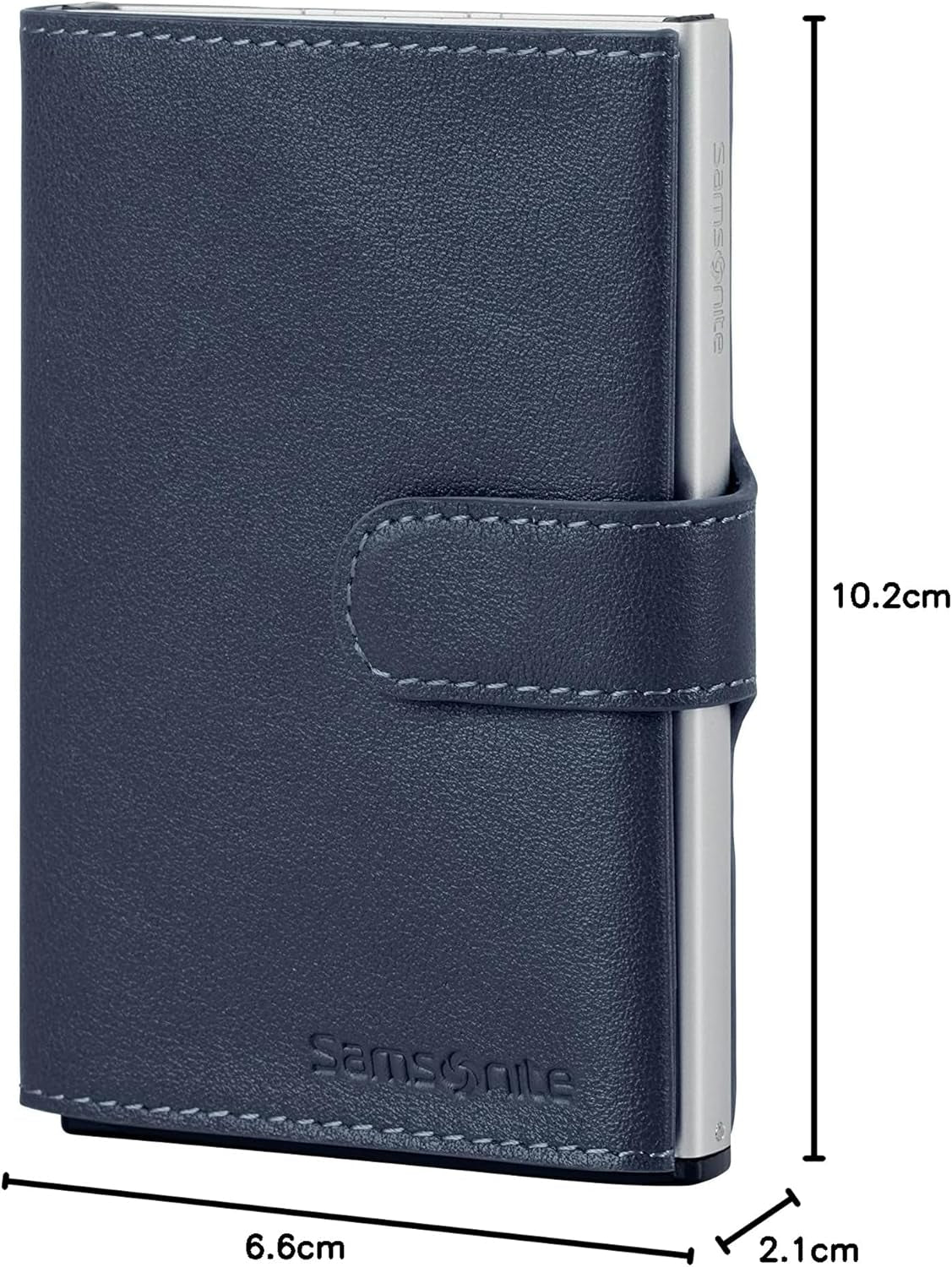 Samsonite Alu Fit SLG - Plånbok, 10,2 cm, blå Herrplånbok Naty Shop