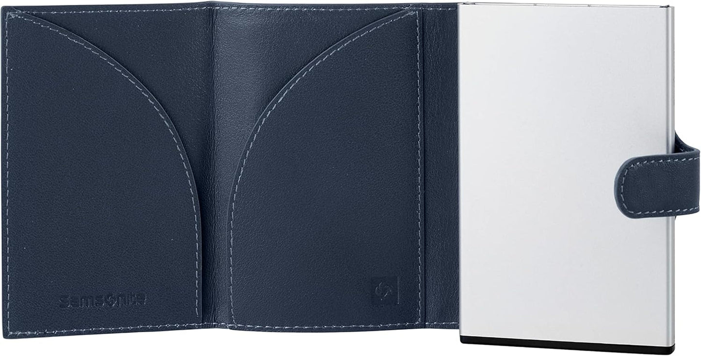 Samsonite Alu Fit SLG - Plånbok, 10,2 cm, blå Herrplånbok Naty Shop