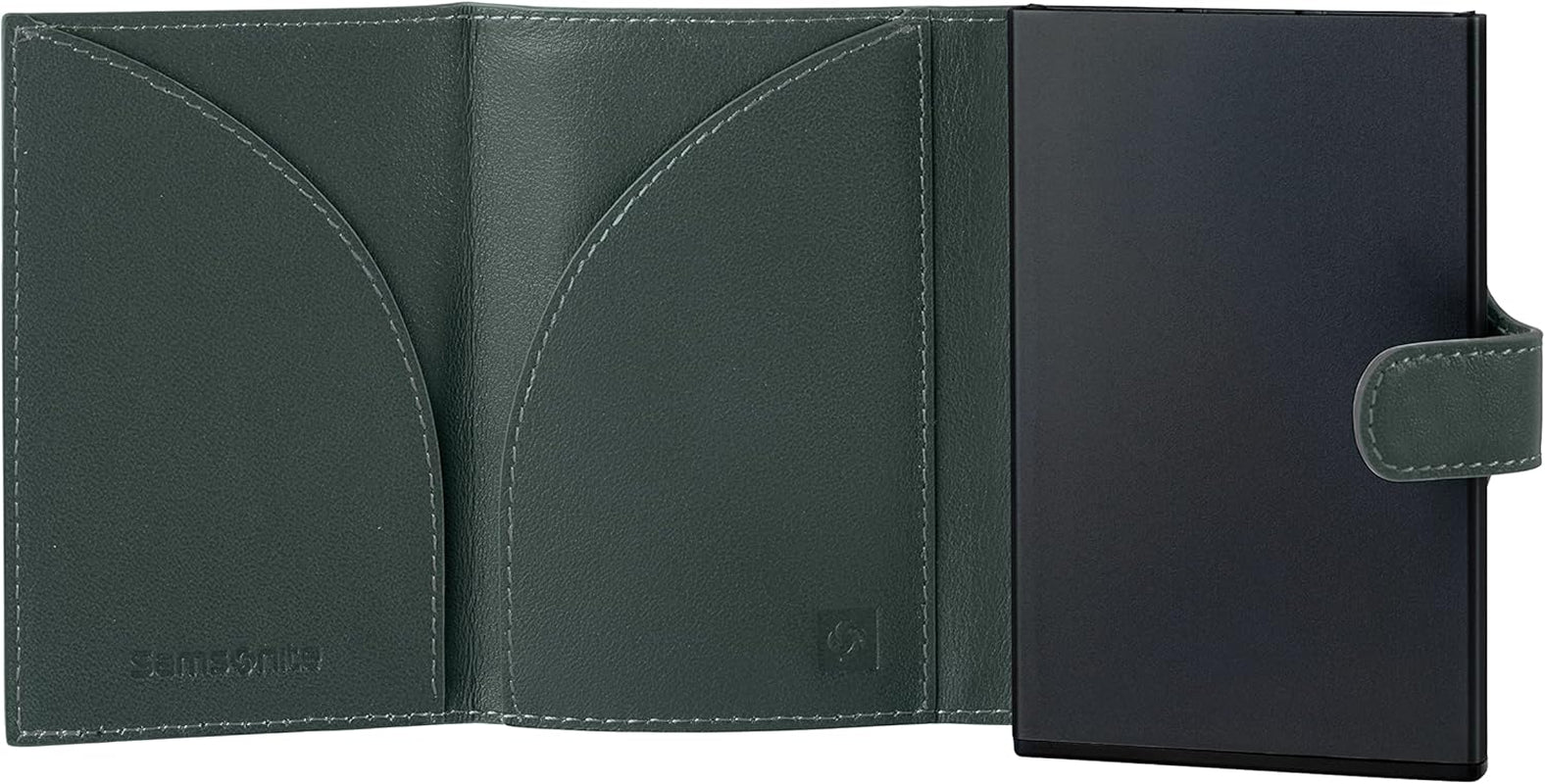 Samsonite Alu Fit SLG - Plånbok, 10,2 cm, grön (Climbing Ivy) Herrplånbok Naty Shop