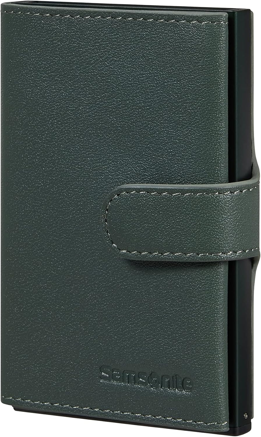 Samsonite Alu Fit SLG - Plånbok, 10,2 cm, grön (Climbing Ivy) Herrplånbok Naty Shop Standardtitel