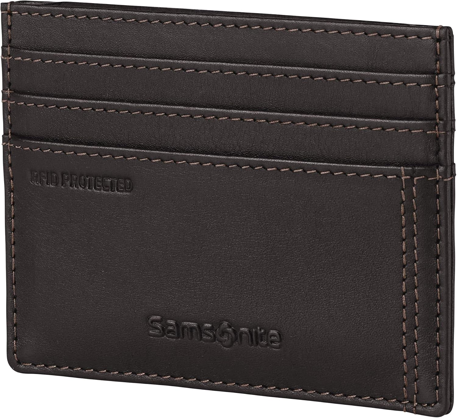 Samsonite Attack 2 SLG resetillbehör - kuvertkorthållare, korthållare (10 cm) Herrplånbok Naty Shop Brown (Ebony Brown)