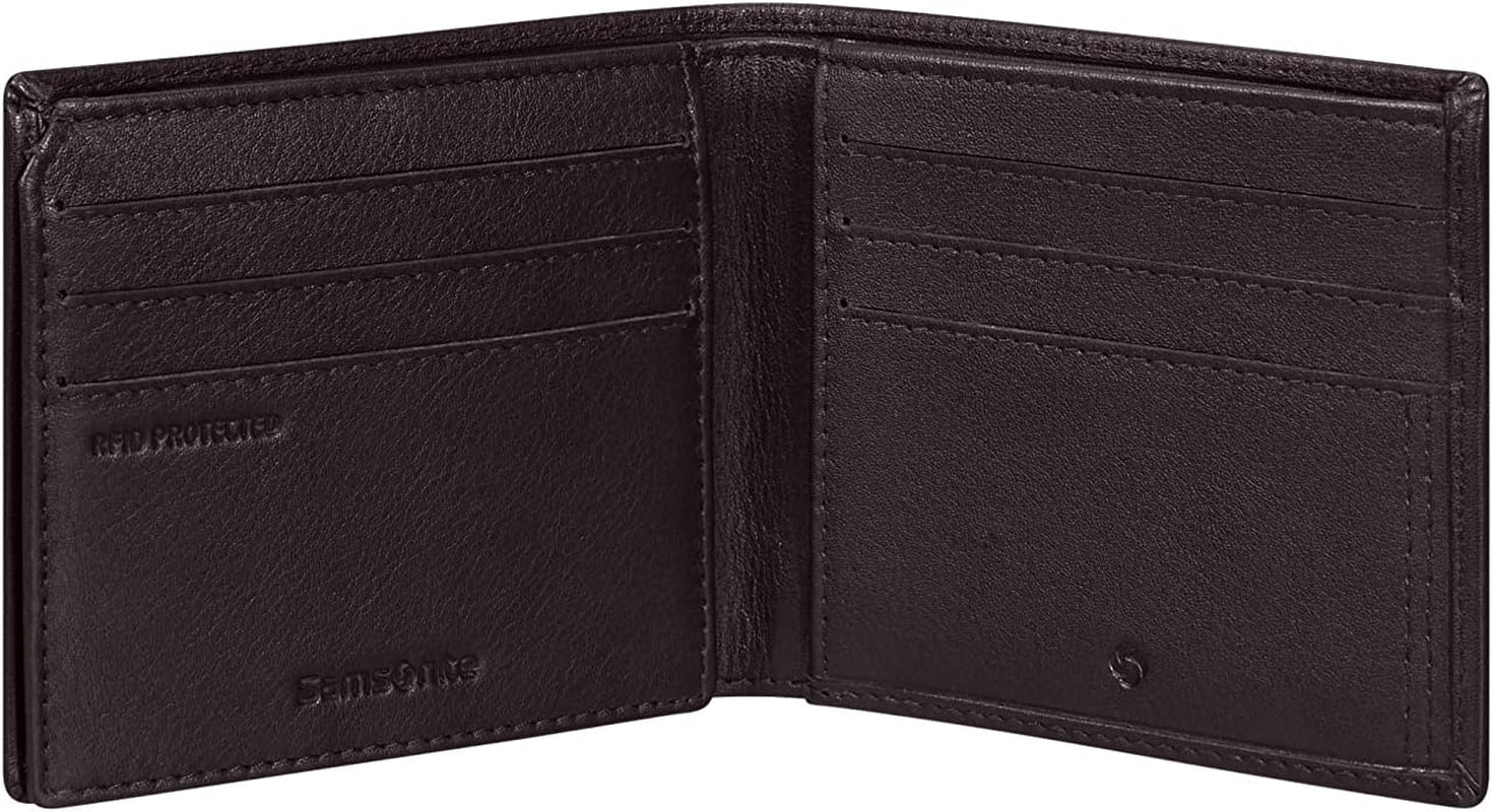 Samsonite Attack 2 SLG - Plånbok, 10,5 cm, brun (Ebony Brown) Herrplånbok Naty Shop