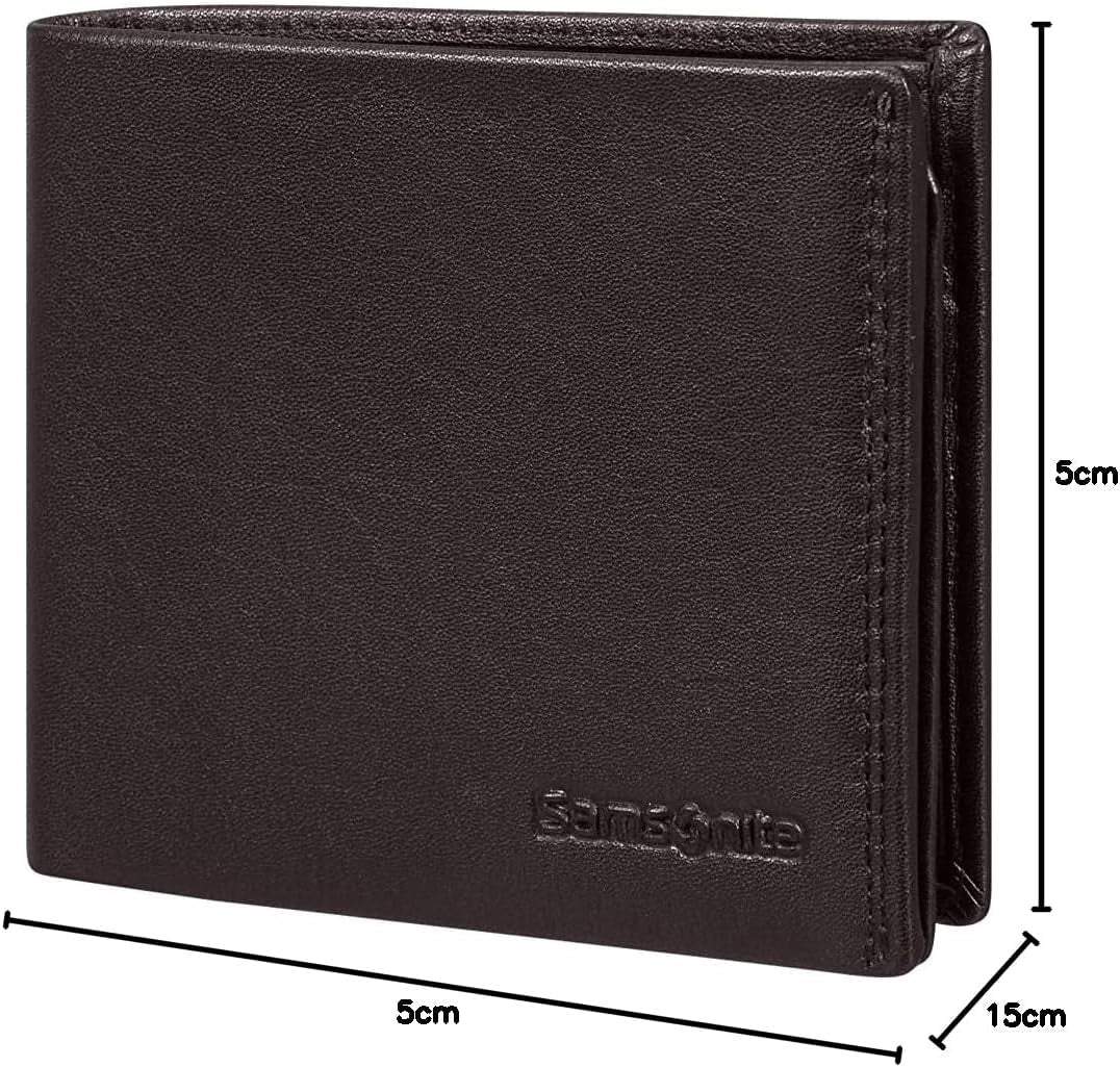 Samsonite Attack 2 SLG - Plånbok, 10,5 cm, brun (Ebony Brown) Herrplånbok Naty Shop