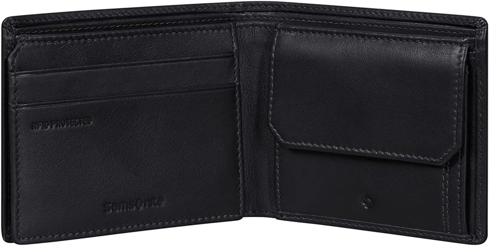 Samsonite Attack 2 SLG - Plånbok, 10,5 cm, svart (svart) Herrplånbok Naty Shop
