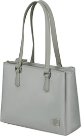 Samsonite Essentially Karissa - Axelväska med 3 fack, 34 cm, svart (svart) Väskor Dam Naty Shop Grå (Dove Grey)