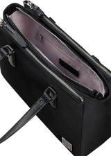 Samsonite Essentially Karissa - Axelväska med 3 fack, 34 cm, svart (svart) Damväskor Naty Shop