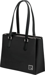 Samsonite Essentially Karissa - Axelväska med 3 fack, 34 cm, svart (svart) Väskor Dam Naty Shop Svart (svart)