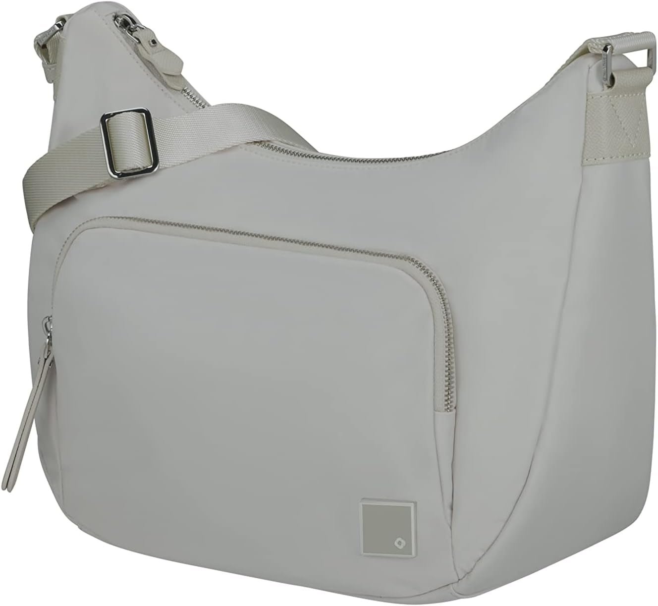 Samsonite Essentially Karissa - Axelväska M, 36 cm, svart (Svart) Väskor Dam Naty Shop Grå (Dove Grey) Axelväska M