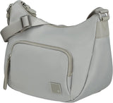 Samsonite Essentially Karissa - Axelväska M, 36 cm, svart (Svart) Väskor Dam Naty Shop Grå (Dove Grey) Axelväska S