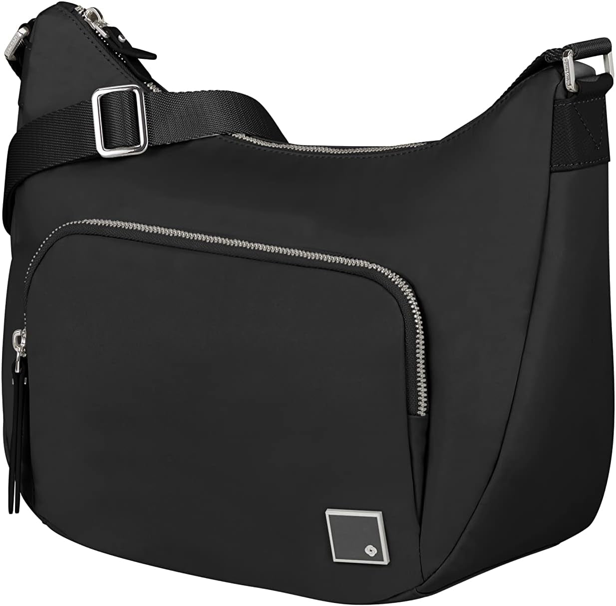 Samsonite Essentially Karissa - Axelväska M, 36 cm, Svart (Svart) Damväskor Naty Shop Svart (Svart) Axelväska M