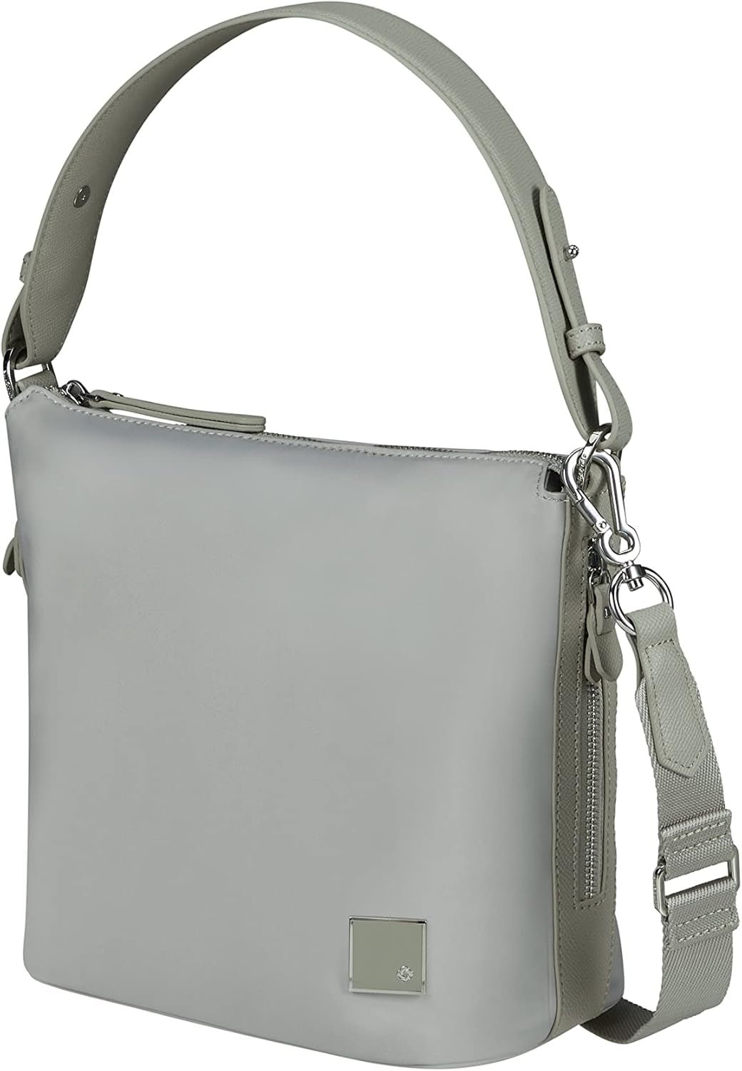 Samsonite Essentially Karissa - Åkpåse S, 27 cm, grå (Dove Grey) Damväskor Naty Shop Grey (Dove Grey)
