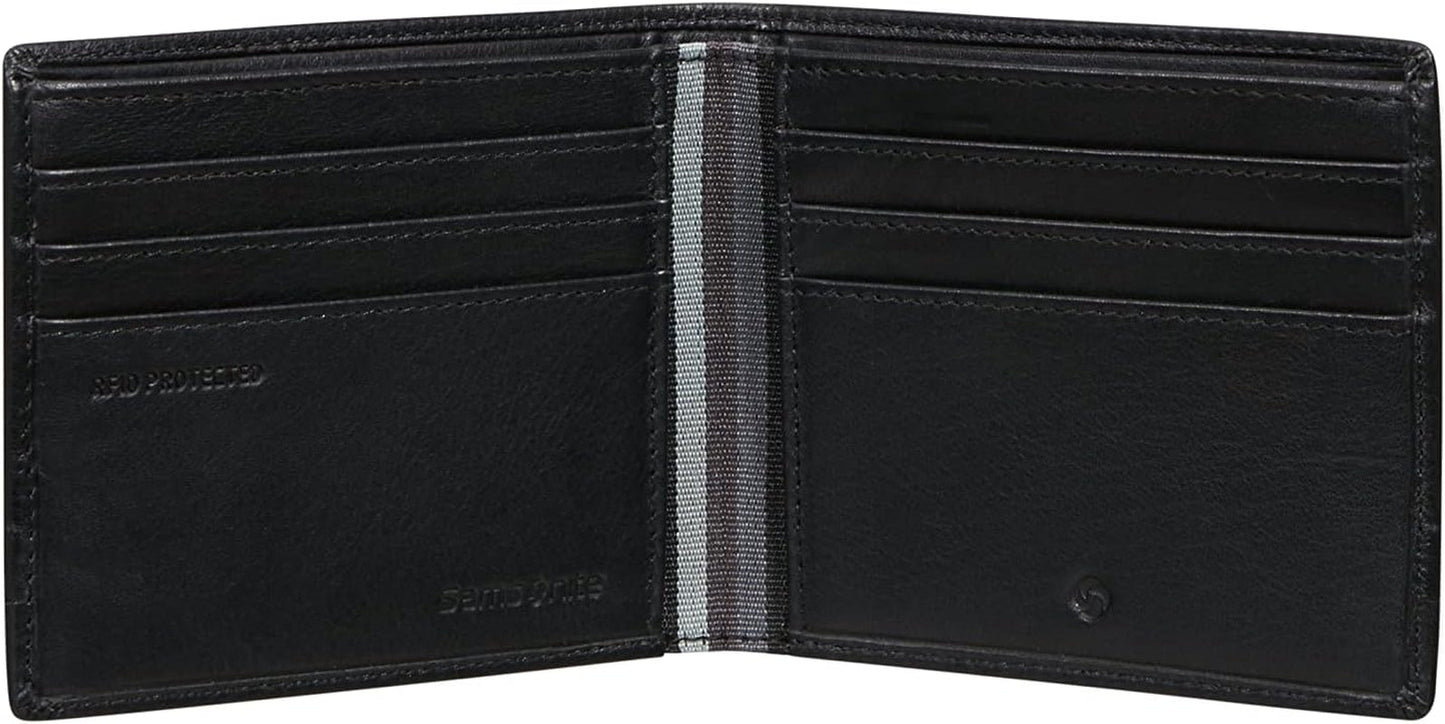 Samsonite Flagged SLG - Plånbok, 10,5 cm, svart (svart) Herrplånbok Naty Shop