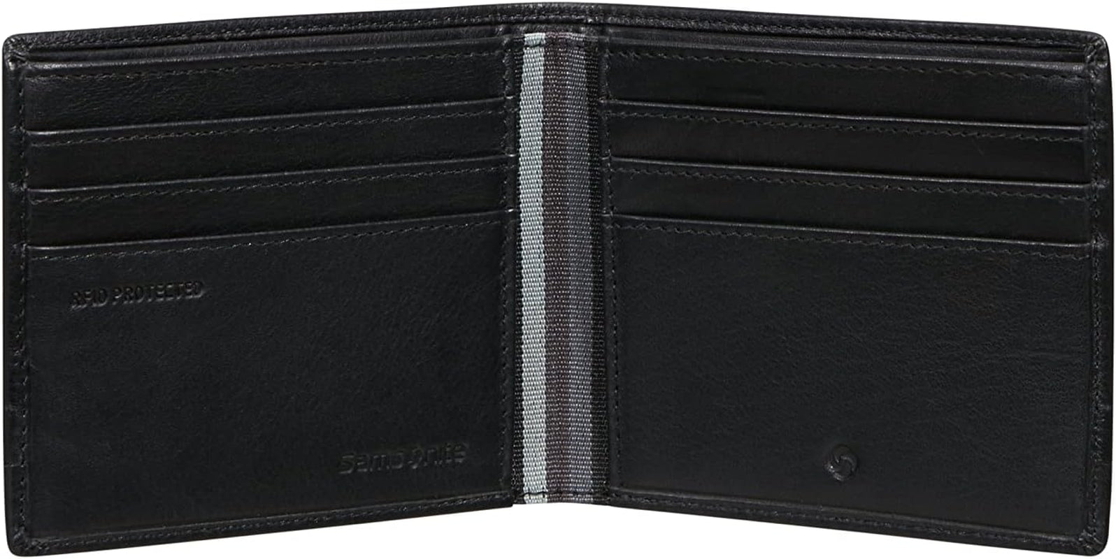 Samsonite Flagged SLG - Plånbok, 10,5 cm, svart (svart) Herrplånbok Naty Shop