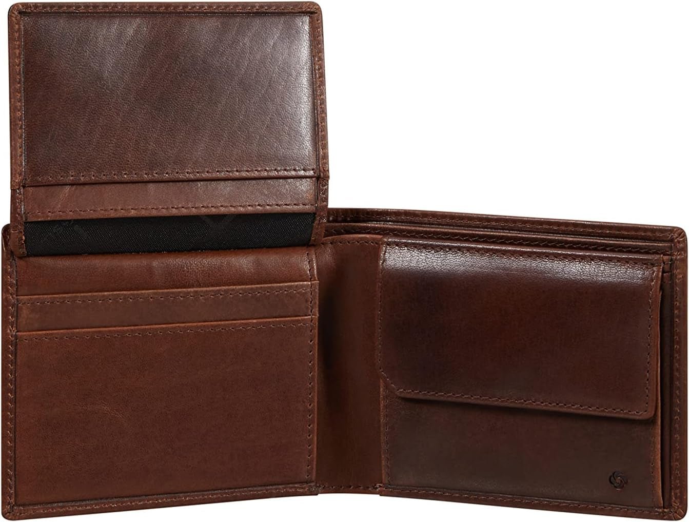 Samsonite Veggy SLG - Plånbok, 10,5 cm, brun (mörkbrun) Herrplånbok Naty Shop