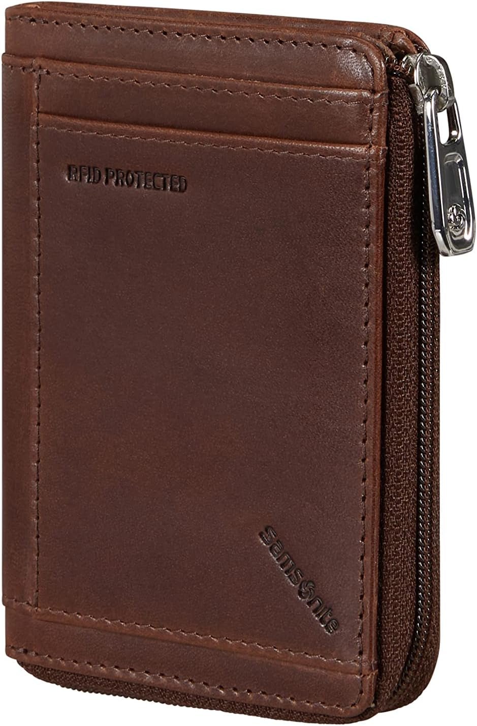 Samsonite Veggy SLG - Plånbok, 10,8 cm, brun (mörkbrun) Herrplånbok Naty Shop Standardtitel