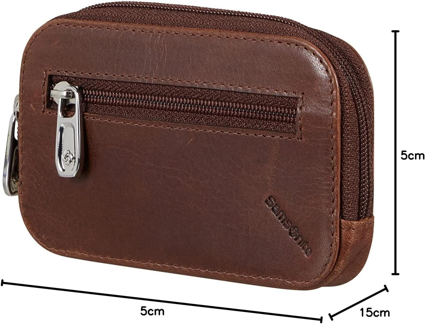 Samsonite Veggy SLG - Plånbok, 11,6 cm, brun (mörkbrun) Herrplånbok Naty Shop