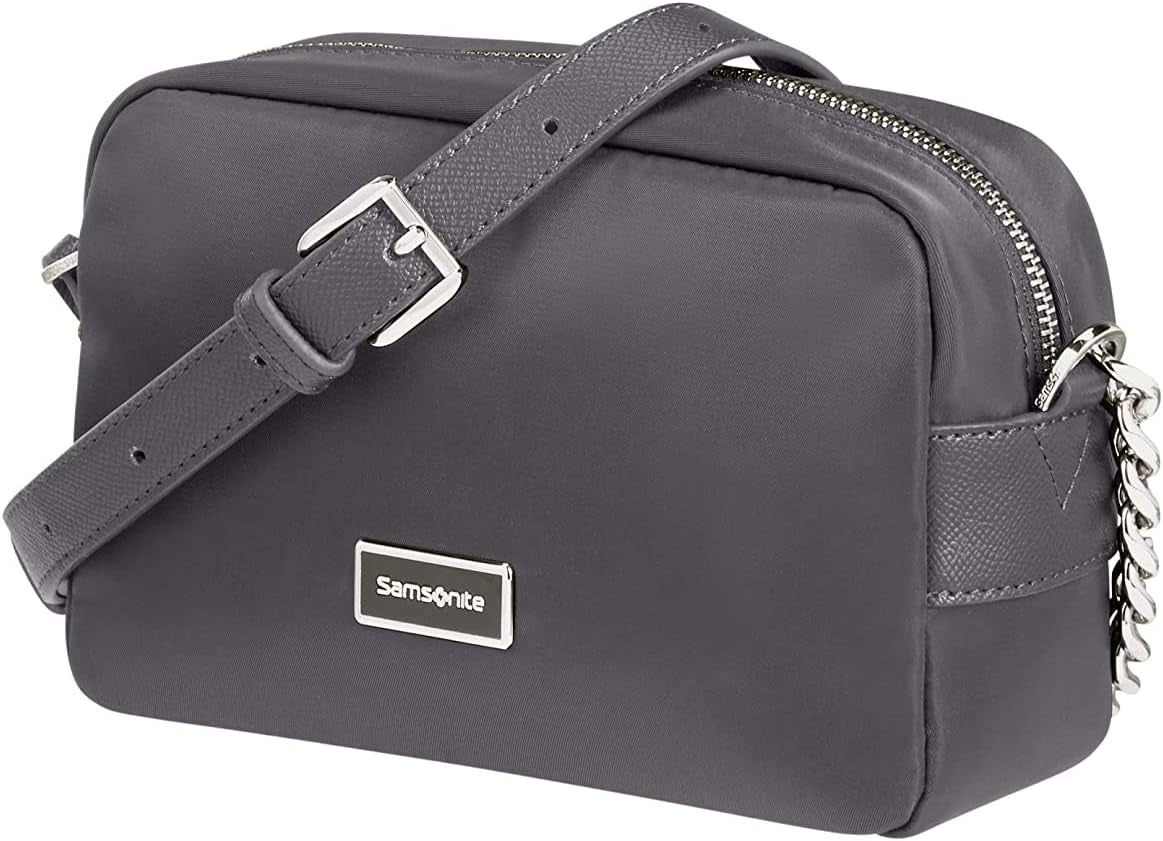 Samsonite Women's Karissa 2.0 - Axelväska Messenger Bag (1 pack) Damväskor Naty Shop Grey (Eco Dark Grey) Xs (21 Cm)