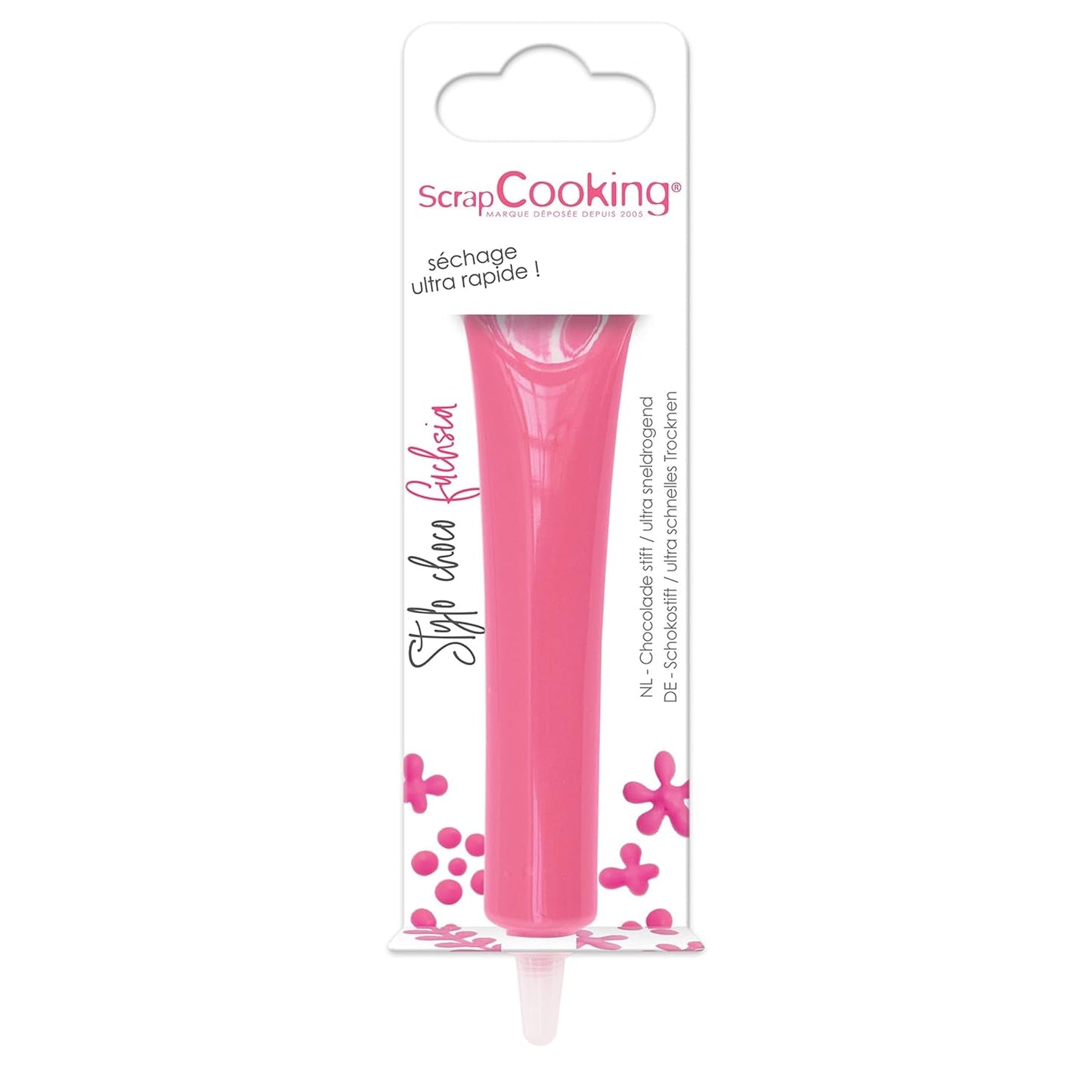 ScrapCooking - matfärg, olika färger, i en tub för att skriva, 25 gram Naty Shop Sockerpasta Fuchsia Rosa Liten