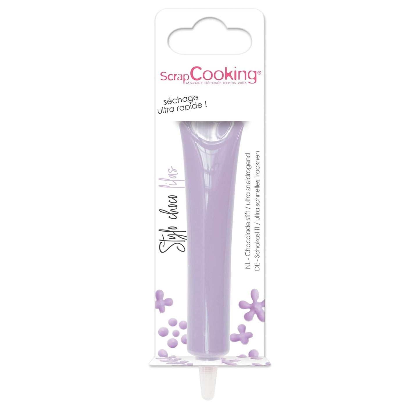 ScrapCooking - matfärg, olika färger, i tub för att skriva, 25 gram Naty Shop Lila Liten sockerpasta
